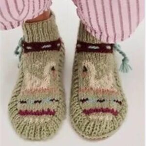 FP French Knot Slipper Socks